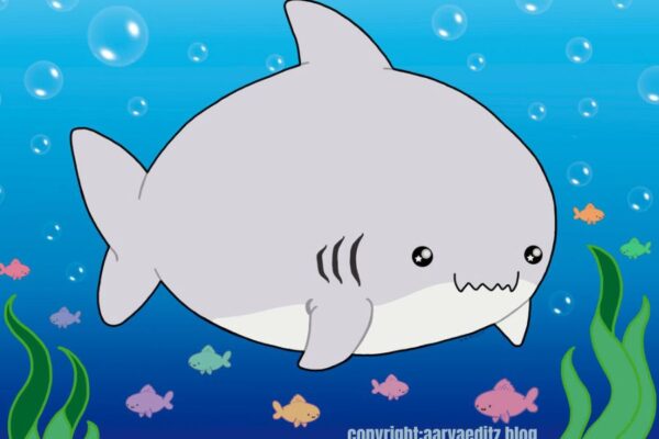 cute:s4nremv56q0= shark drawing